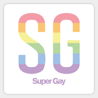 SG - SUPER GAY RAINBOW (BTS) Magnet